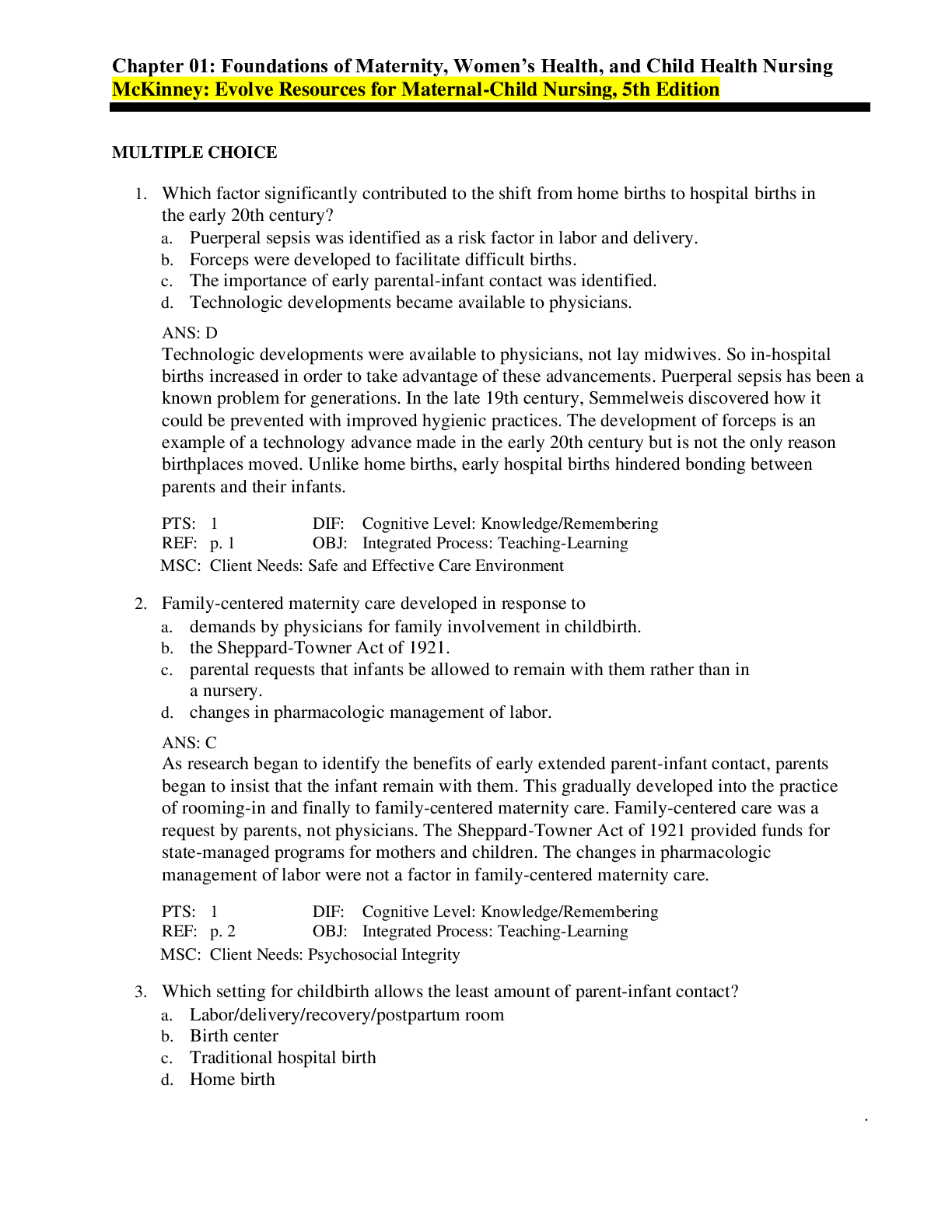 Preview image for McKinney: Evolve Resources for Maternal-Child Nursing, 5th Edition